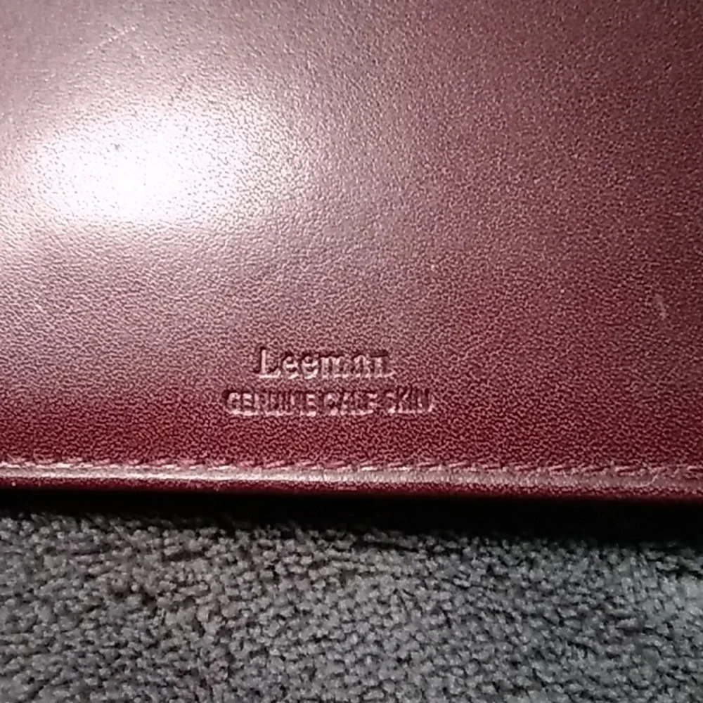 Leeman Leather Wallet  Sz 5.5